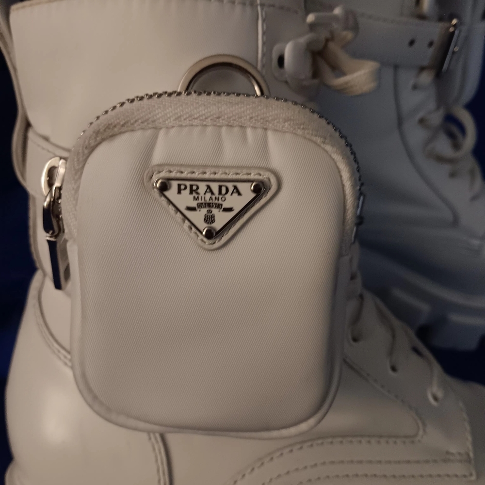 Prada Monolith Combat Boots - Picture 6 of 10